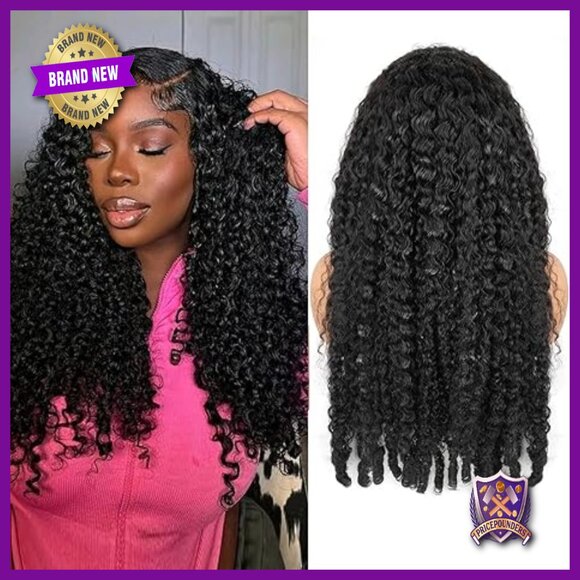 360 Full Lace Human Hair Wig Pre Plucked 250% Density Glueless Adjustable main image 5